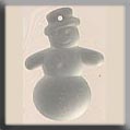 12060 Frosted Snowman - Matte Crystal