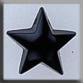 12129 Large Domed Star - Black Onyx