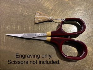 Engraved Scissors