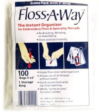Floss-a-way 100 pack w/ring
