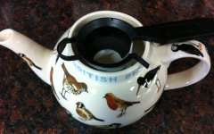 Filter Holder in
                        Teapot