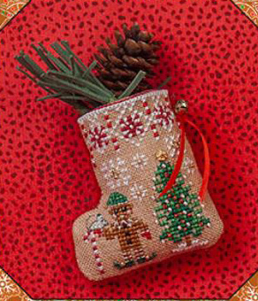 Gingerbread Mouse Elf Stocking