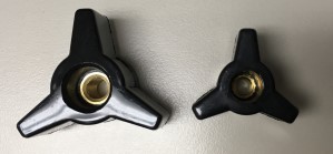 K's 2 sizes of Tri-Knobs