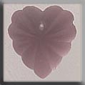 12072 Frosted Starburst Heart - Matte Rose