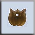 12156 Very Small Tulip - Matte Light Topaz