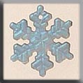 12162 Medium Glass Snowflake
