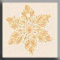 12164 Medium Glass Star Snowflake