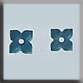 12187 4 Petal Flower - Aqua