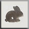 12192 Sitting Bunny - Gray