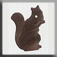 12196 Small Squirrel - Matte Topaz
