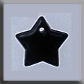 12221 Small Flat Star - Black