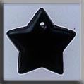 12222 Large Flat Star - Black