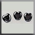 12247 Small Channeled Heart Hematite