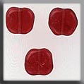 12252 Flat Baroque Bead Ruby