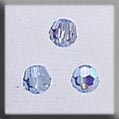 13019 Round Bead - Light Sapphire AB