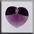 13037 Small Heart - Amethyst