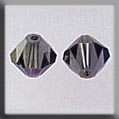 13083 Rondele Black Diamond AB 6mm